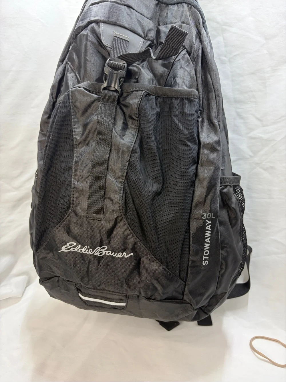 Eddie Bauer Black Stowaway Daypack Backpack